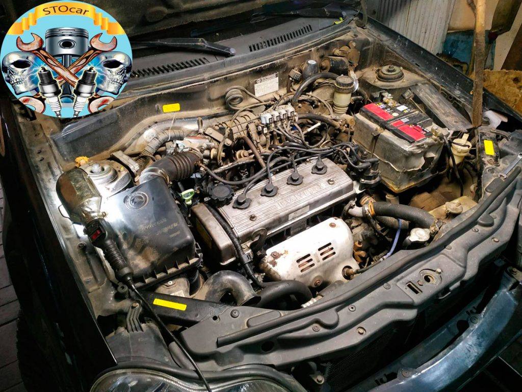 Замена ремня ГРМ Geely CK с двигателем 1.5