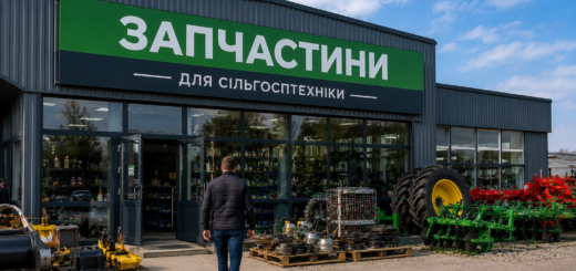 Людина іде до магазину запчастин до сільгосптехніки