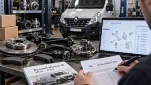 Мастер комплектует запчасти