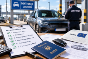 Розмитнення авто в Україні покроково — митне оформлення та реєстрація автомобіля